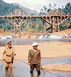 Poster, from the 1957 film, "The Bridge on the River Kwai"